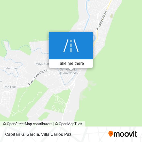 Mapa de Capitán G. García