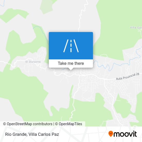 Río Grande map