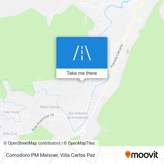 Comodoro PM Meisner map