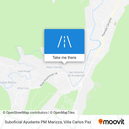 Suboficial Ayudante PM Marizza map
