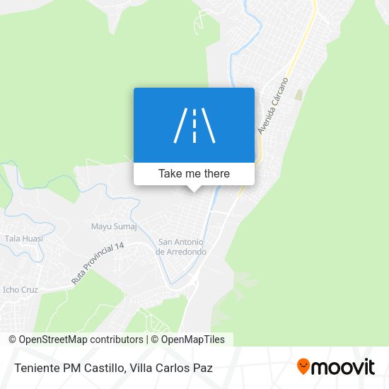Mapa de Teniente PM Castillo