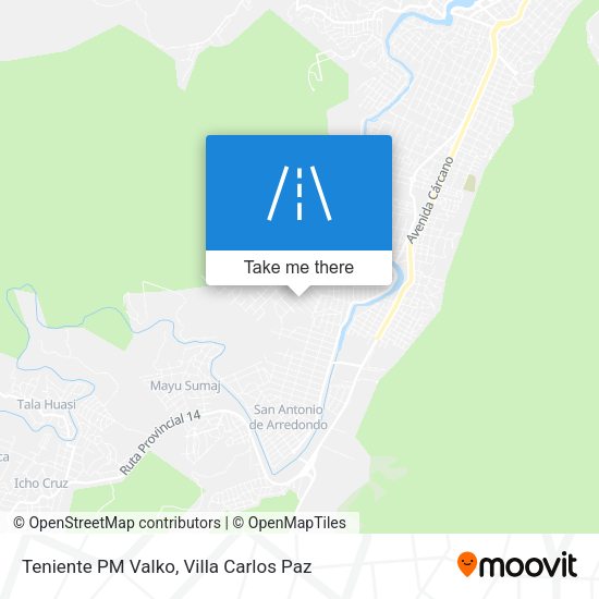 Teniente PM Valko map