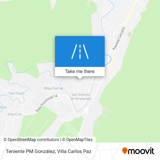 Teniente PM González map