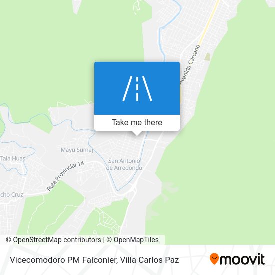 Mapa de Vicecomodoro PM Falconier