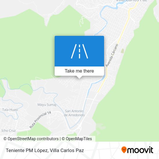 Teniente PM López map