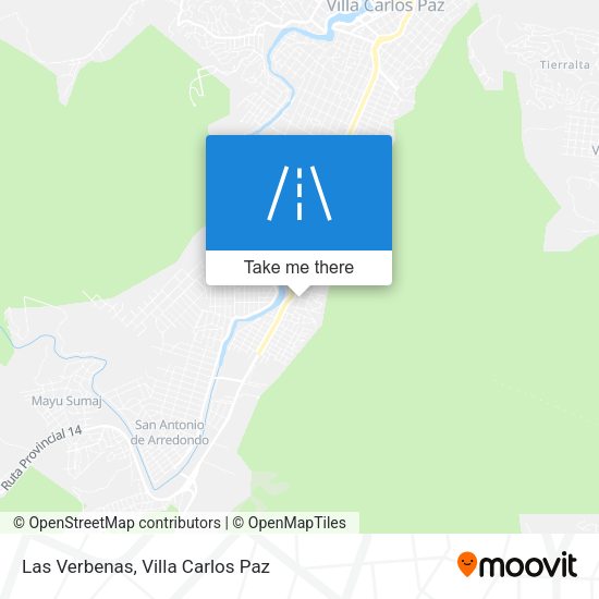 Mapa de Las Verbenas