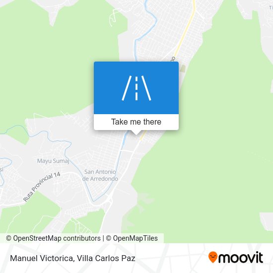 Mapa de Manuel Victorica