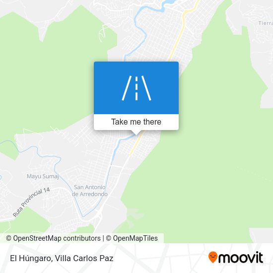 Mapa de El Húngaro