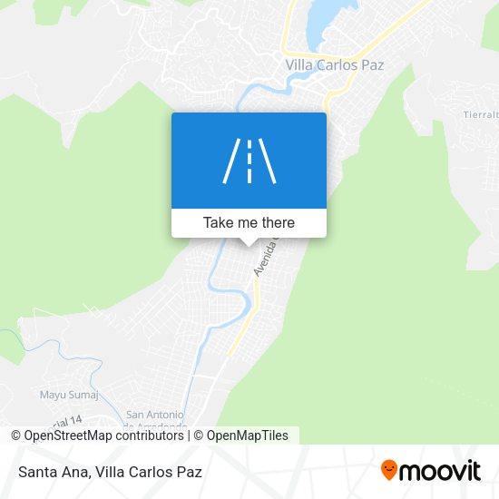 Mapa de Santa Ana