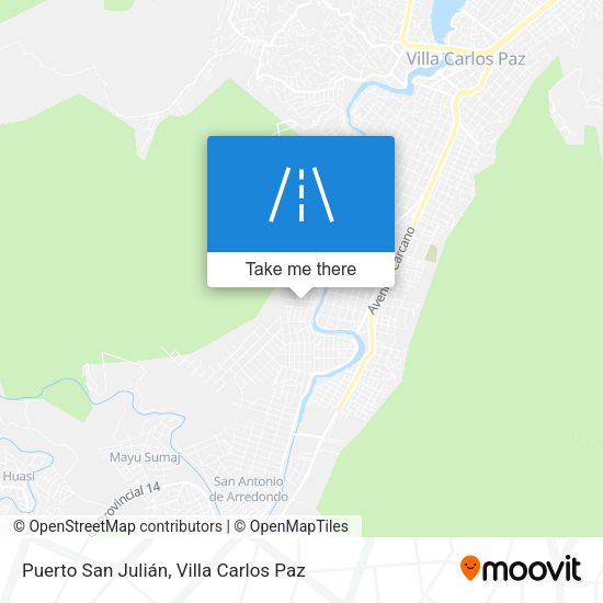 Puerto San Julián map