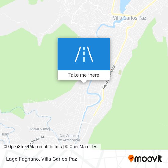 Lago Fagnano map