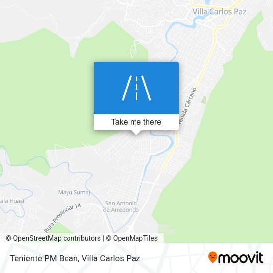Mapa de Teniente PM Bean