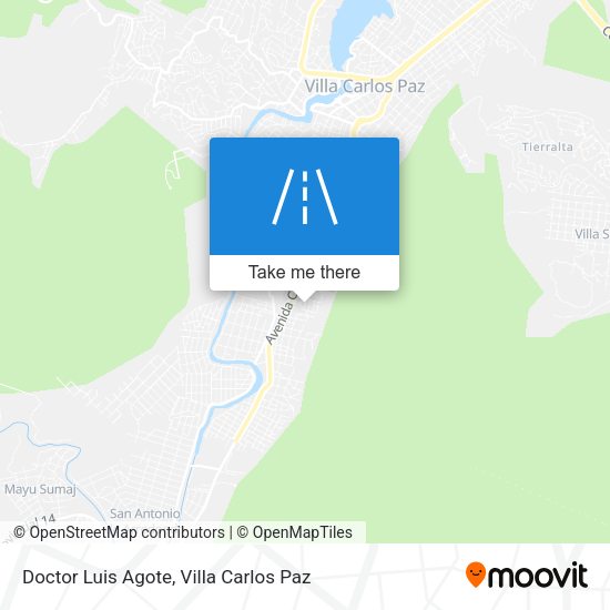 Doctor Luis Agote map
