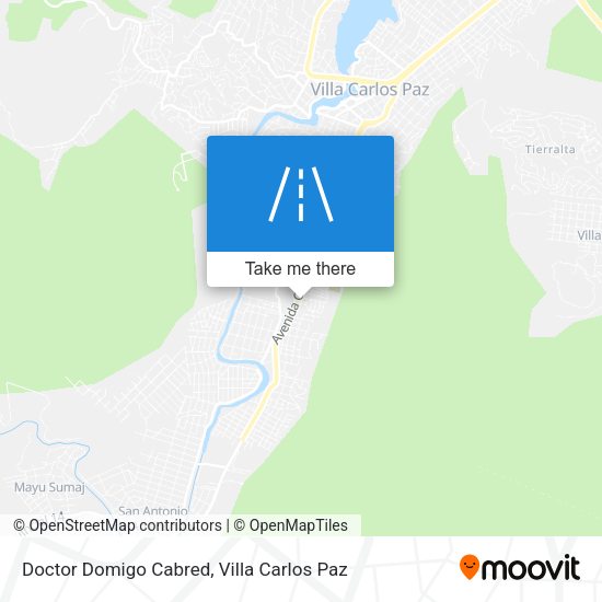 Doctor Domigo Cabred map