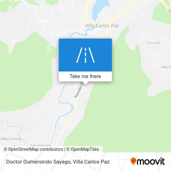 Doctor Gumersindo Sayago map