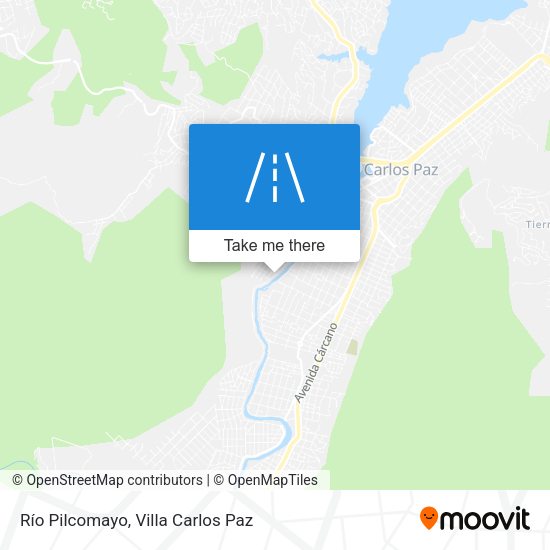 Mapa de Río Pilcomayo
