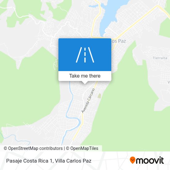 Pasaje Costa Rica 1 map