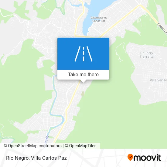 Río Negro map