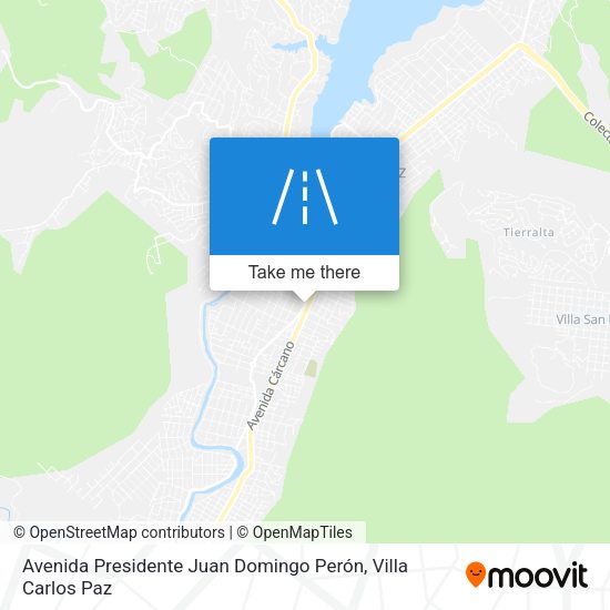 Avenida Presidente Juan Domingo Perón map