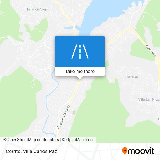 Mapa de Cerrito
