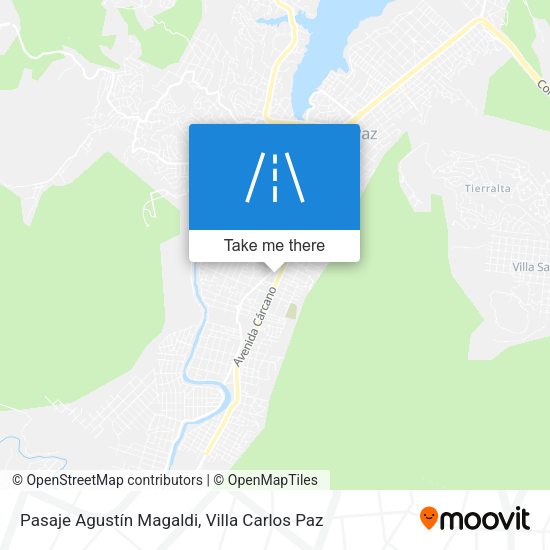 Pasaje Agustín Magaldi map