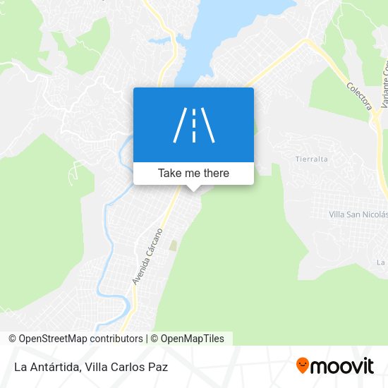 Mapa de La Antártida