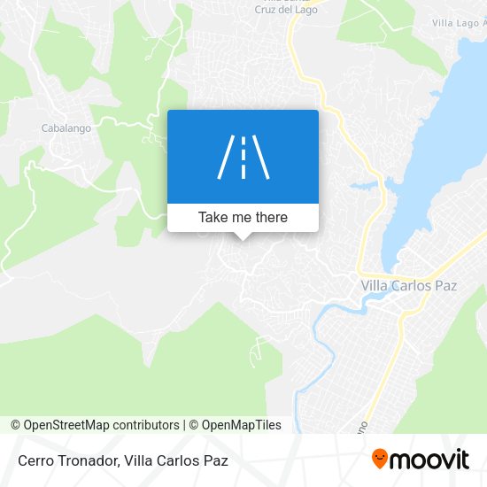 Mapa de Cerro Tronador