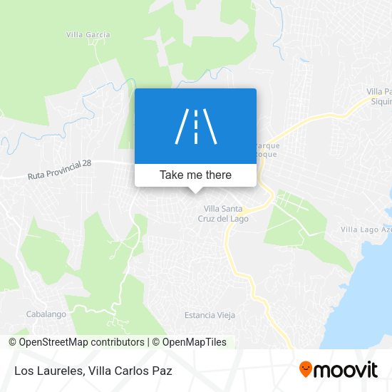Los Laureles map