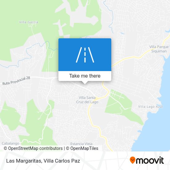 Las Margaritas map