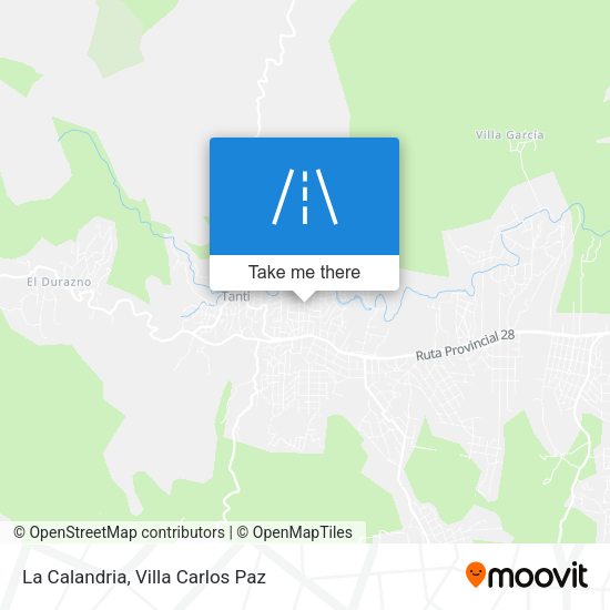 La Calandria map