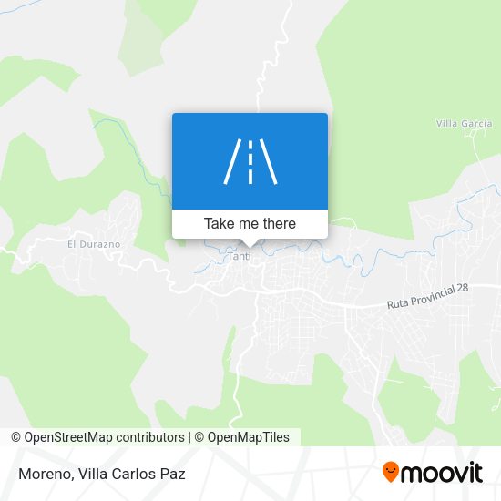 Mapa de Moreno