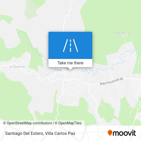 Mapa de Santiago Del Estero
