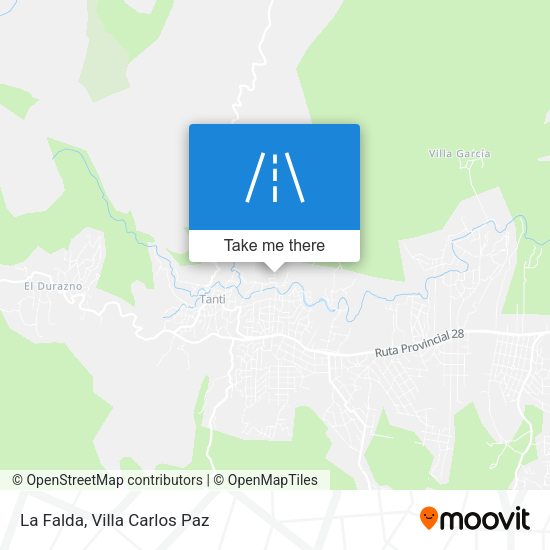 Mapa de La Falda