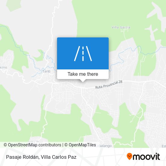 Mapa de Pasaje Roldán