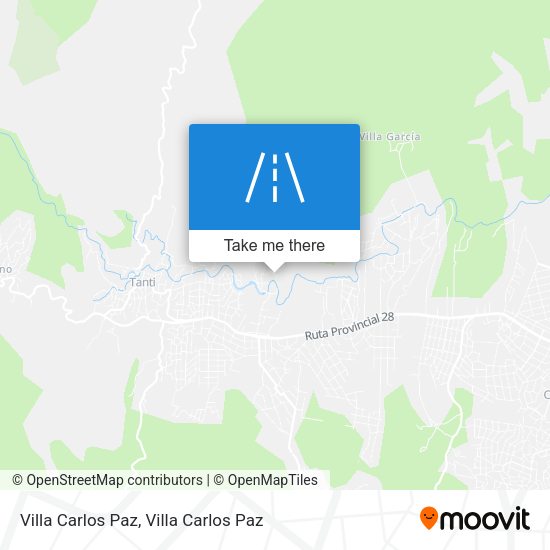 Villa Carlos Paz map