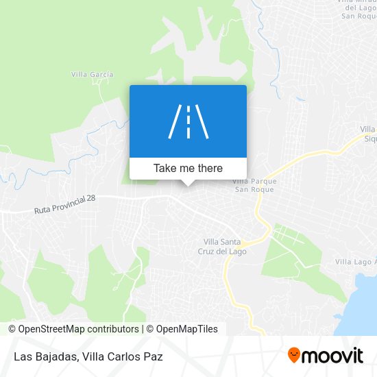 Mapa de Las Bajadas