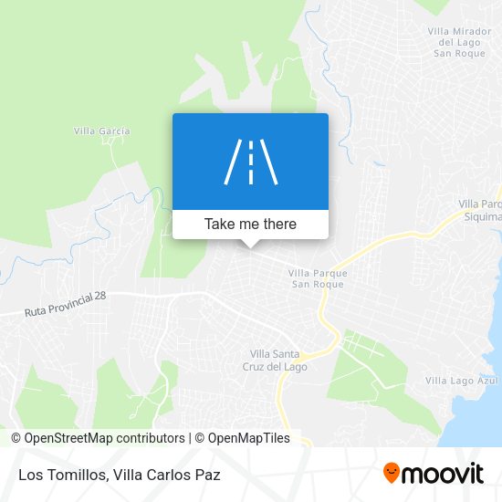 Mapa de Los Tomillos