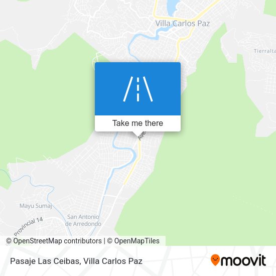 Pasaje Las Ceibas map