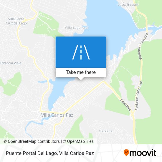 Mapa de Puente Portal Del Lago