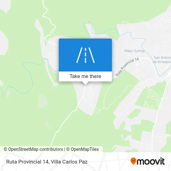 Ruta Provincial 14 map