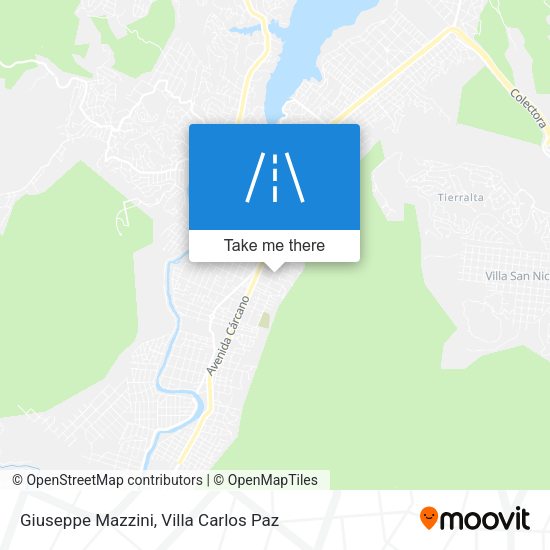 Giuseppe Mazzini map