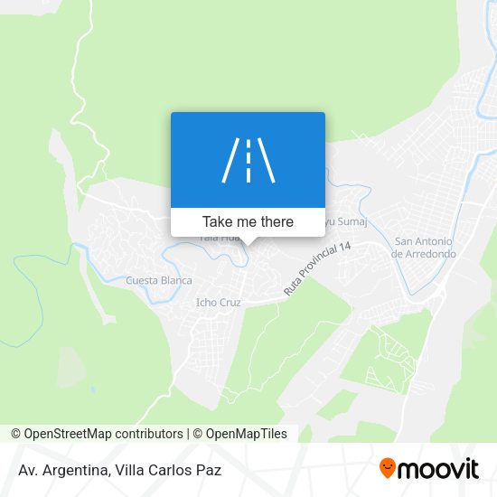 Av. Argentina map
