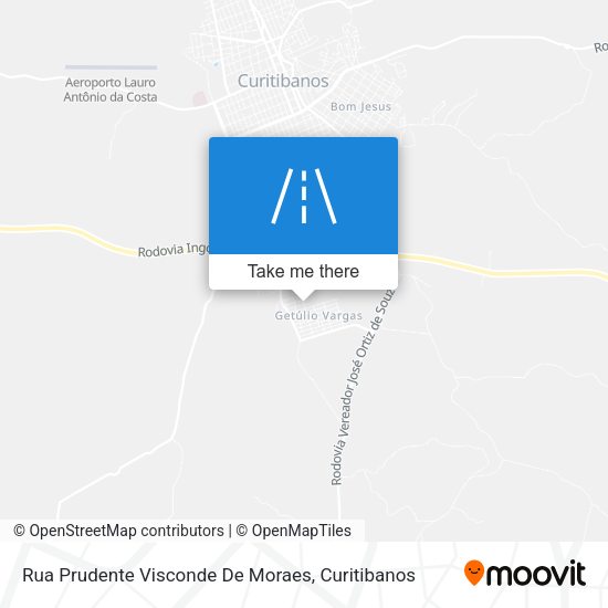 Rua Prudente Visconde De Moraes map