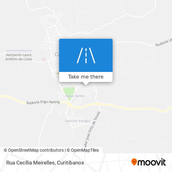 Mapa Rua Cecília Meirelles