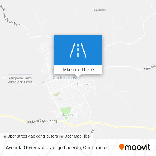 Mapa Avenida Governador Jorge Lacerda