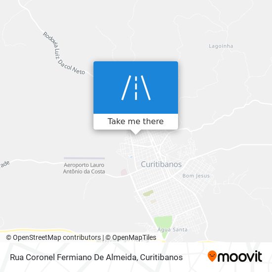 Rua Coronel Fermiano De Almeida map