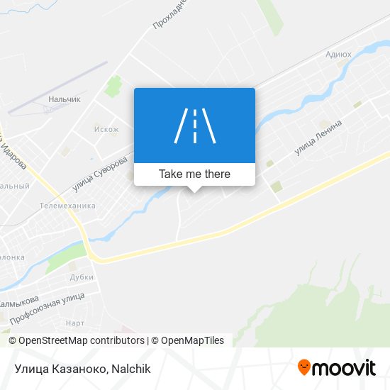 Улица Казаноко map