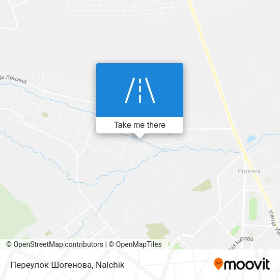 Переулок Шогенова map
