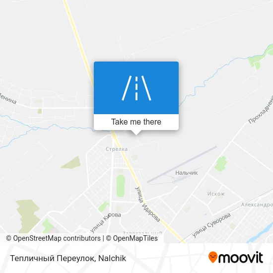 Тепличный Переулок map