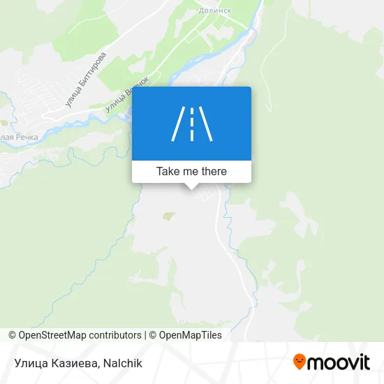 Улица Казиева map